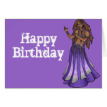 Belly Dancer Birthday Cards
