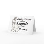 Belly dancer card