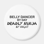 Belly Dancer Deadly Ninja by Night Fridge Magnet