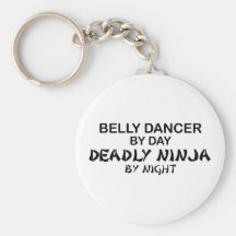 Belly Dancer Deadly Ninja by Night Keychains