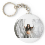 Belly Dancer In Silver keychains