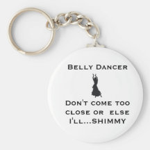 belly dancer keychain
