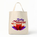 Belly Dancer Lotus Canvas Bags