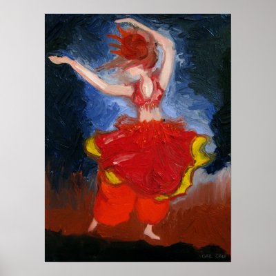 Belly Dancer by ElephantTreeArt