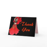 Belly Dancer Thank You Cards