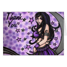 Belly Dancer Thank You Cards