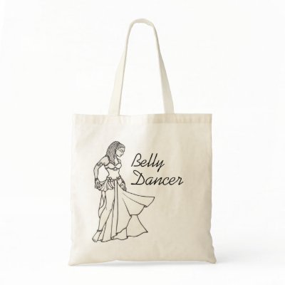 Belly Dancer Tote Bag by LacyChenault