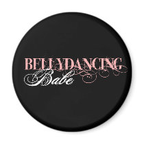 Belly Dancing Babe Refrigerator Magnet