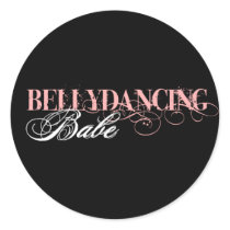 Belly Dancing Babe Stickers