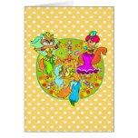 Belly Dancing Cats Greeting Card