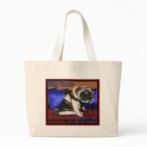belly dancing pug bag