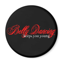 Belly Dancing Rocks Fridge Magnets