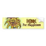 Belly Laugh Cartoon Bumper Sticker bumper stickers