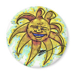 Belly Laugh Cartoon Magnet B