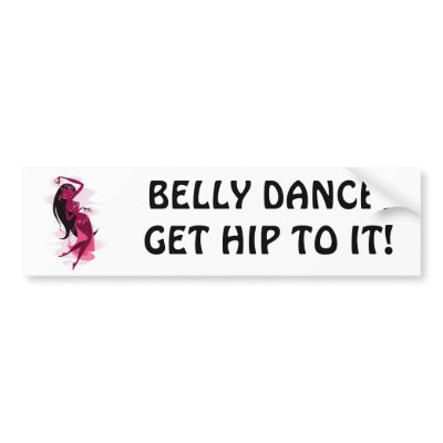Bellydance Bumper Sticker by lglankler