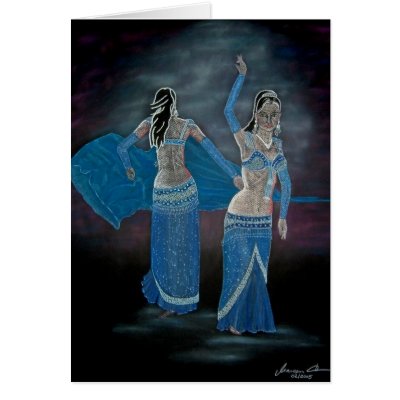 "Bellydance" Greeting Cards by mareen
