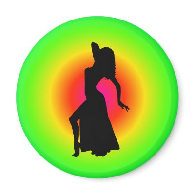 Bellydance Diva Pose Starburst Bagnet by bethbellydance