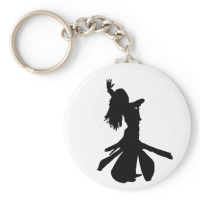 Bellydancer Keychain by bethbellydance