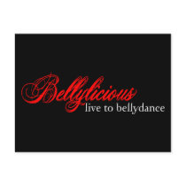 Bellylicious Post Card