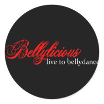 Bellylicious Round Sticker