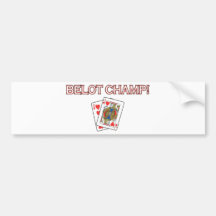 Belot Champ Bumper Sticker