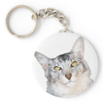 Beloved Feline Family Member Key Chains