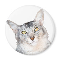 Beloved Feline Family Member Refrigerator Magnets