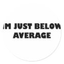 Below Average stickers