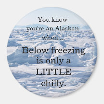 Below freezing.... refrigerator magnets