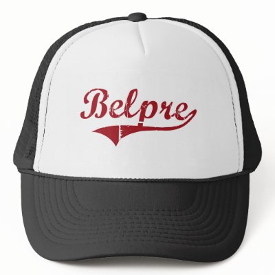 Belpre Ohio Classic Design Mesh Hats by cityshirt