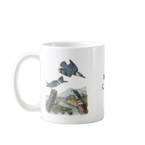 Belted Kingfisher, John Audubon Mugs