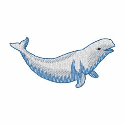 Beluga by ZazzleEmbroidery
