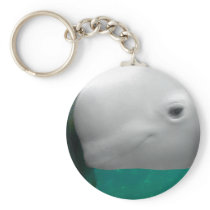 Beluga Watching Keychain