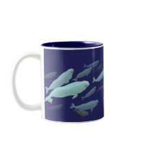 Beluga Whale Art Mug Marinelife Coffee Cup
