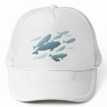 Beluga Whale Baseball Cap & Blue Beluga Gifts hats