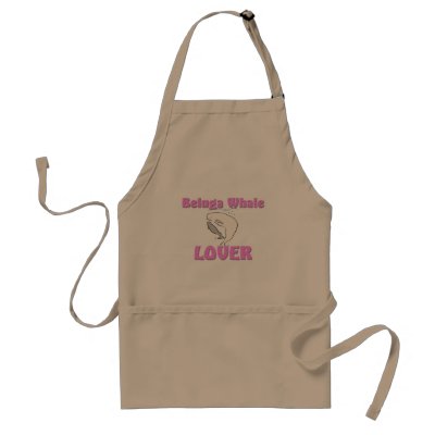 Beluga Whale Lover Apron by AnimalShirts