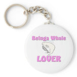 Beluga Whale Lover keychains
