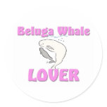 Beluga Whale Lover stickers