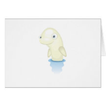 Beluga Whale - My Conservation Park Greeting Cards