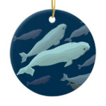 Beluga Whales Ornaments & Marinelife Gifts