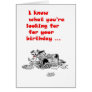 Belvedere In The Trash Cans Card