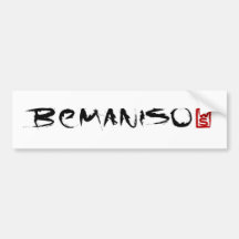 #bemaniso stickit bumper sticker