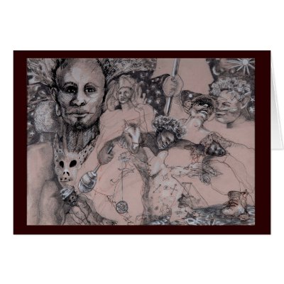 Bembe de Odofemi Greeting Card by araodara