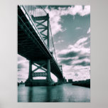 Ben Franklin bridge Posters