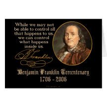 Ben Franklin - Control Cards