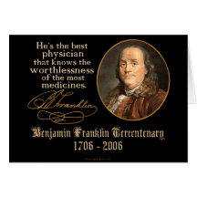 Ben Franklin - Doctors Greeting Cards