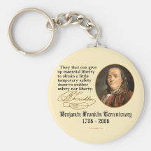 Ben Franklin - Liberty Keychains