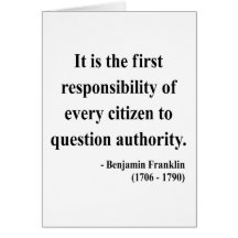 Ben Franklin Quote 3a Greeting Card
