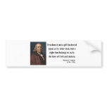Ben Franklin Quote 4b bumper stickers
