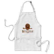 Ben Franklin Quote: Two Wolves and a Lamb Aprons
